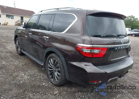 2021 Nissan Armada Platinum 4Wd из США, поврежденный, VIN JN8AY2DBXM9792751